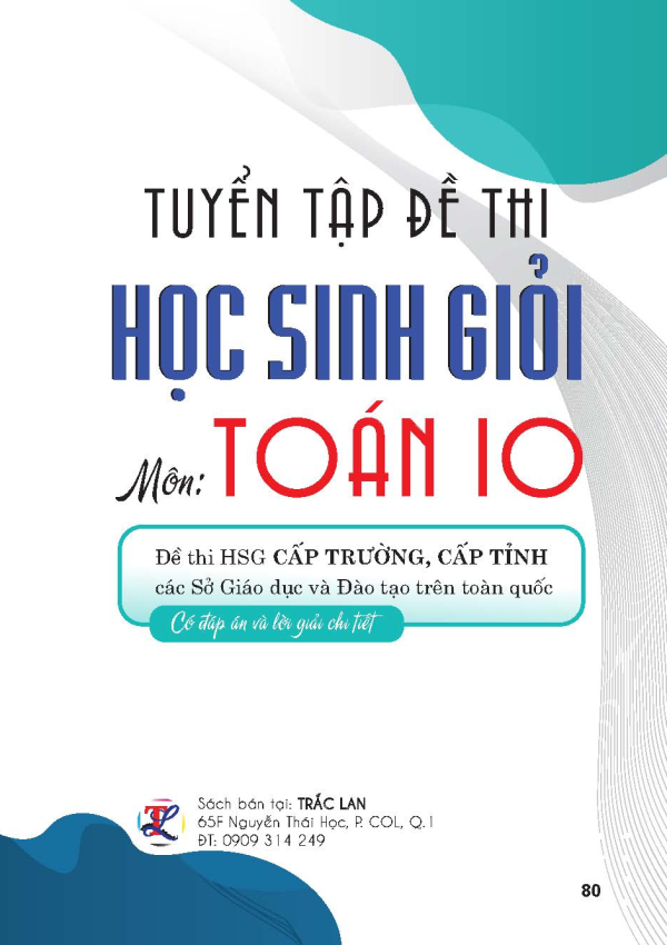 ĐỀ THI HỌC SINH GIỎI MÔN TOÁN 10