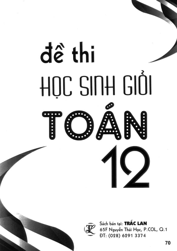 ĐỀ THI HỌC GIỎI GIỎI TOÁN 12