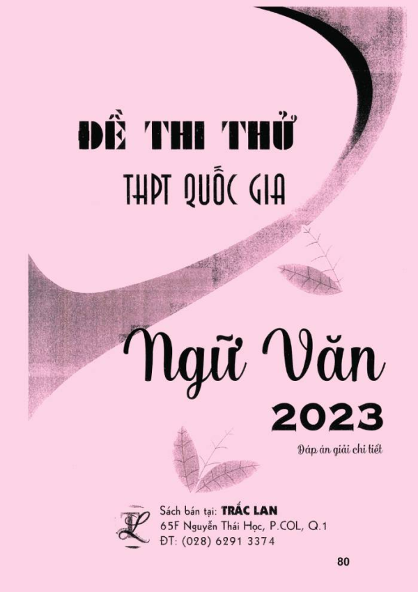 ĐỀ THI THỬ THPT QUỐC GIA 2023 MÔN NGỮ VĂN