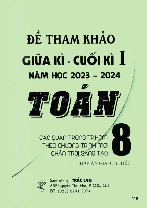 ĐỀ THAM KHẢO GIỮA KÌ - CUỐI KÌ I TOÁN 8