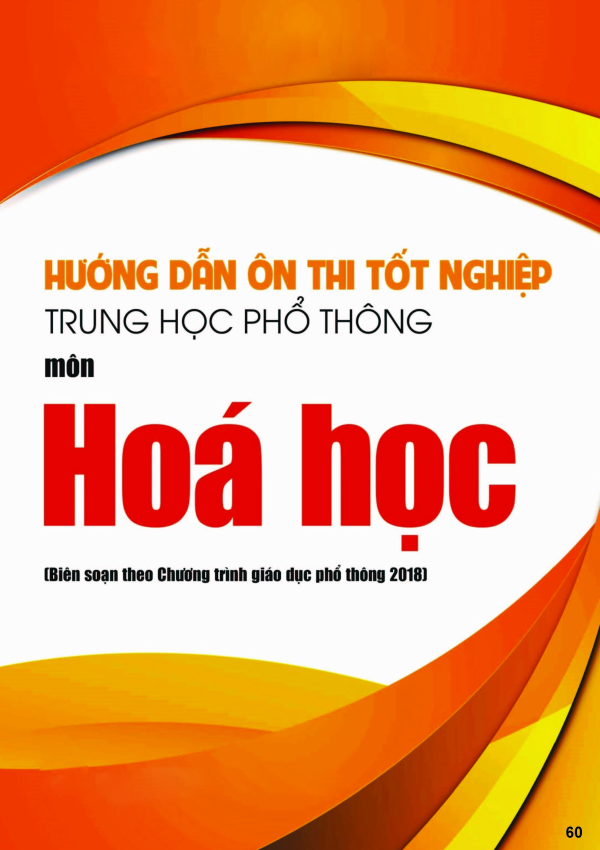 HƯỚNG DẪN ÔN THI THPT MÔN HÓA HỌC