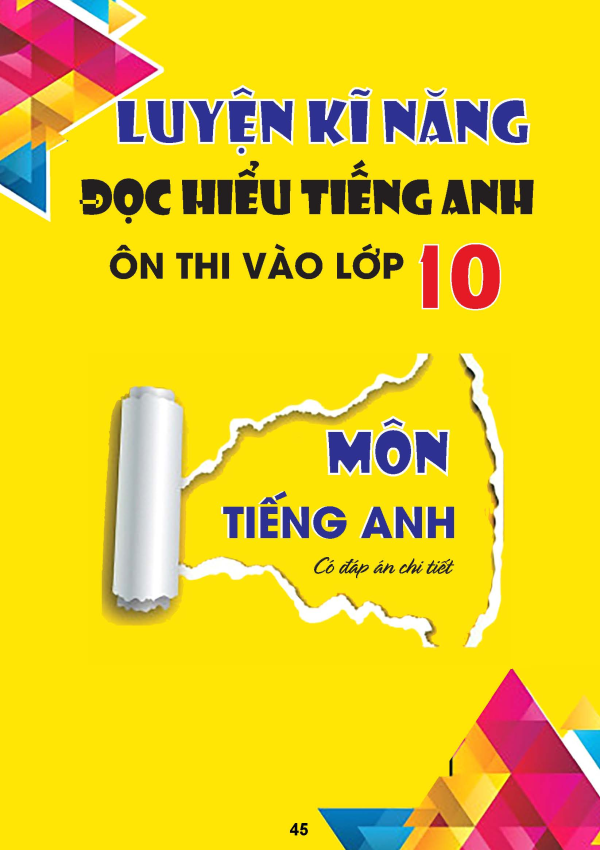 LUYỆN KĨ NĂNG ĐỌC HIỂU TIẾNG ANH 