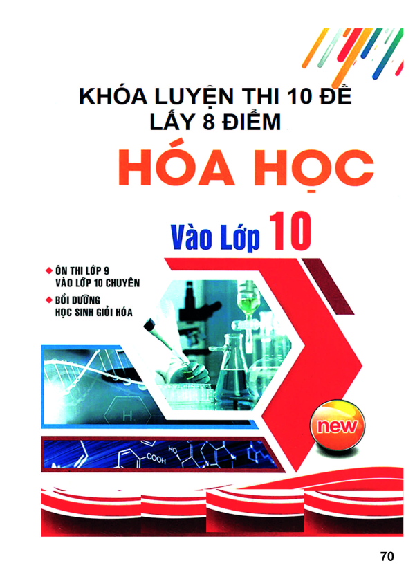 LUYỆN THI V&Agrave;O LỚP 10 M&Ocirc;N H&Oacute;A  HỌC