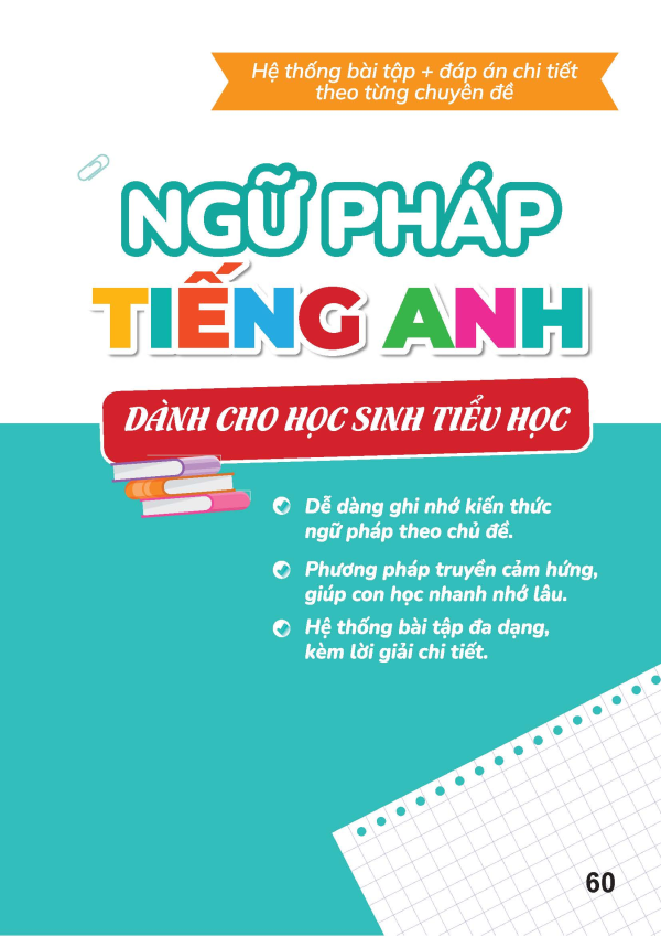 Ngữ ph&aacute;p tiếng Anh cho học sinh tiểu học