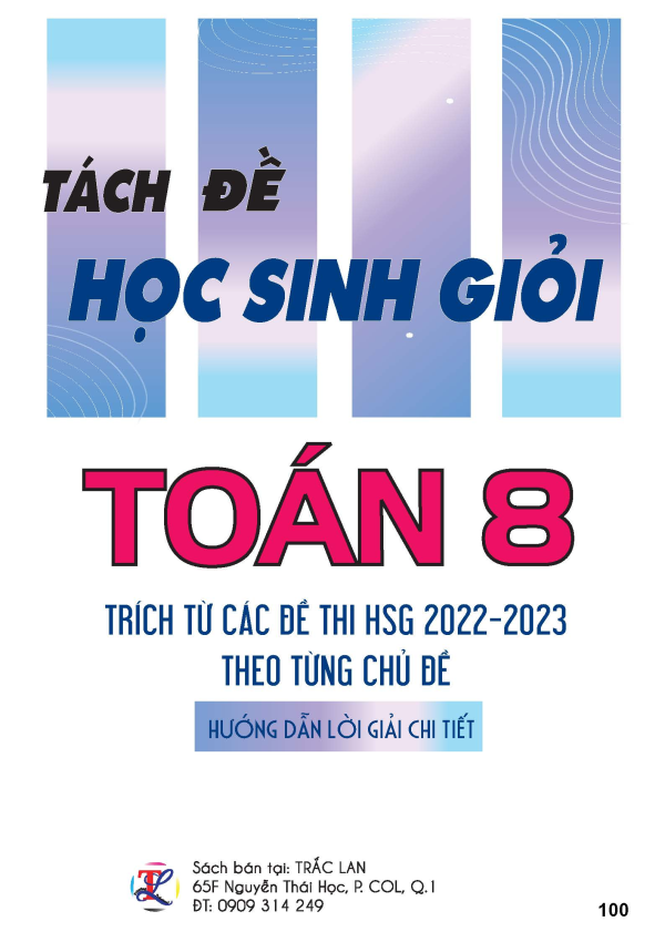 T&aacute;ch đề học sinh giỏi To&aacute;n 8