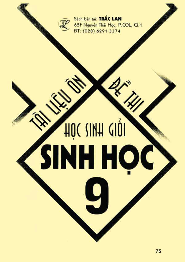 TÀI LIỆU ÔN - ĐỀ THI HỌC SINH GIỎI SINH HỌC 9