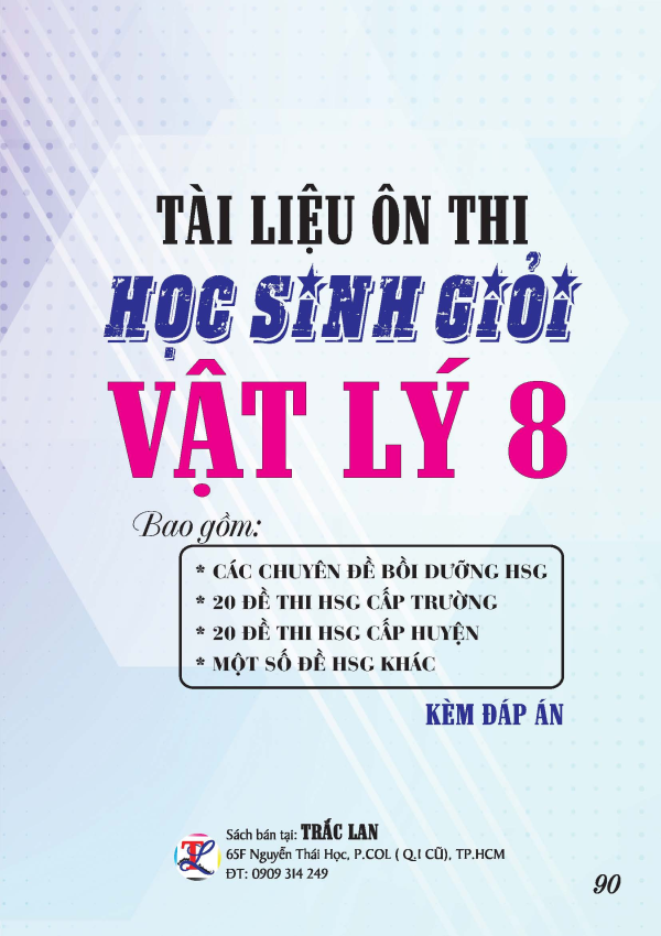 T&Agrave;I LIỆU &Ocirc;N THI HSG VẬT L&Yacute; LỚP 8