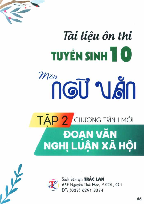 TÀI LIỆU ÔN THI TUYỂN SINH 10 MÔN NGỮ VĂN - TẬP 2