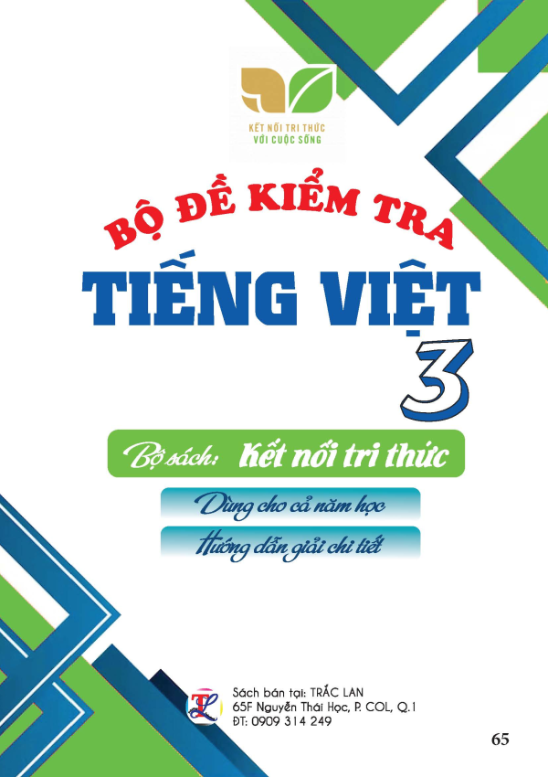 Bộ đề kiểm tra Tiếng Việt 3 - Kết nối tri thức