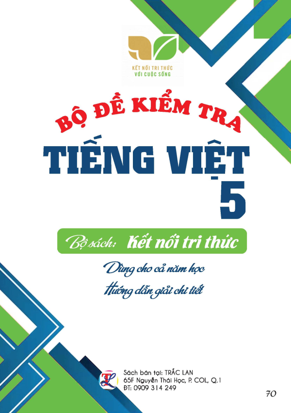 Bộ đề kiểm tra tiếng Việt lớp 5
