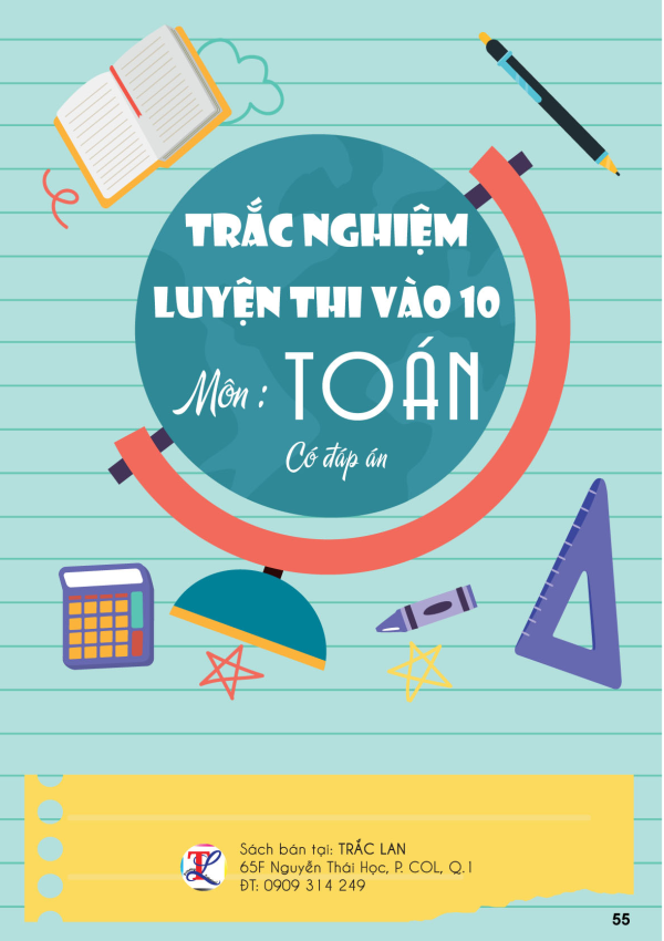 TRẮC NGHIỆM ÔN TS TOÁN 