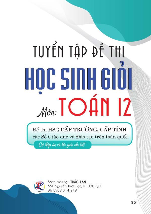 TUYỂN TẬP ĐỀ THI HỌC SINH GIỎI MÔN TOÁN 12