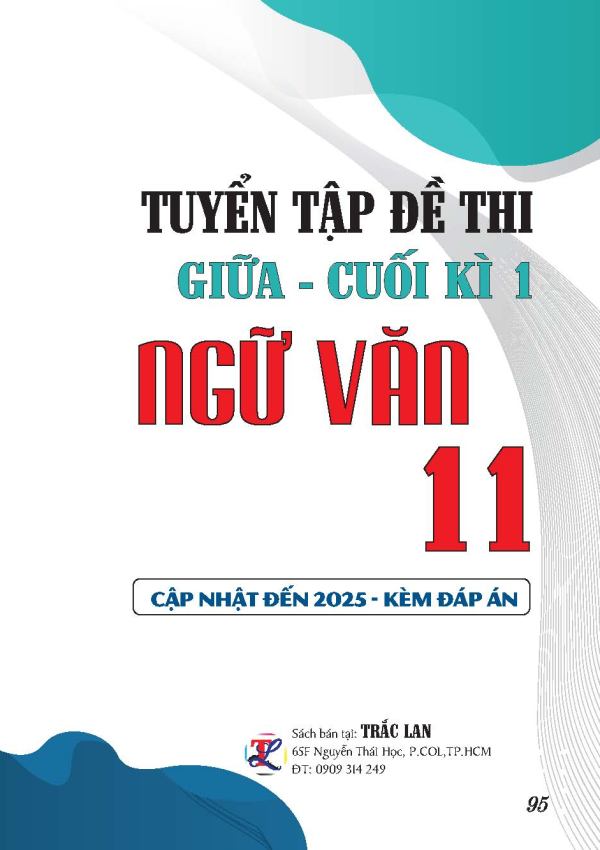 TUYỂN TẬP ĐỀ THI GIỮA - CUỐI KỲ 1 NGỮ VĂN 11