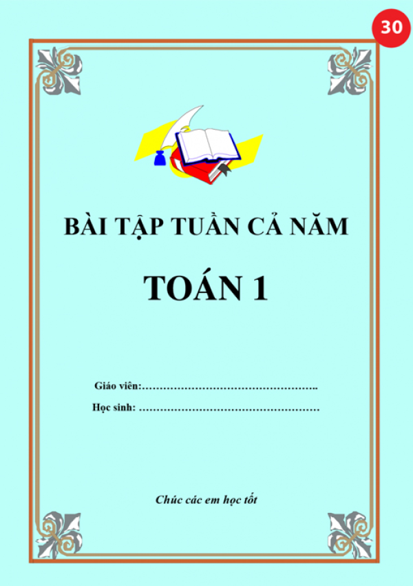 Bài tập tuần cả năm - Toán lớp 1