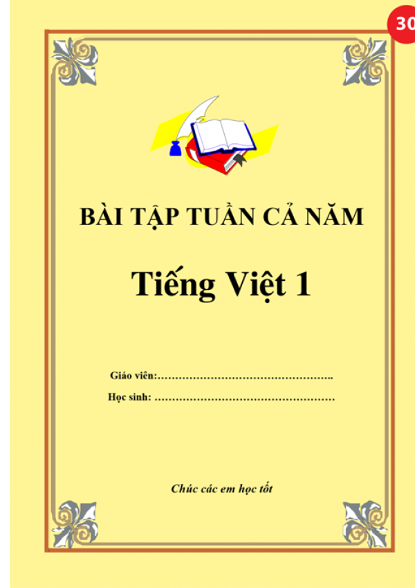 Bài tập tuần cả năm - Tiếng Việt 1