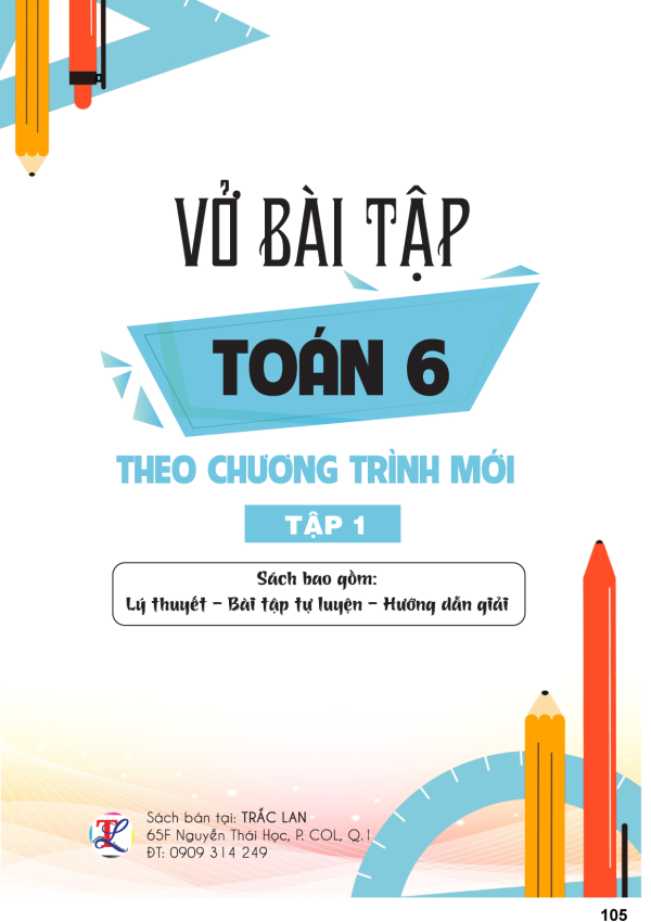 VỞ BÀI TẬP TOÁN 6 TẬP 1