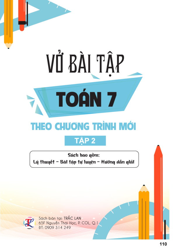 VỞ BÀI TẬP TOÁN 7 TẬP 2