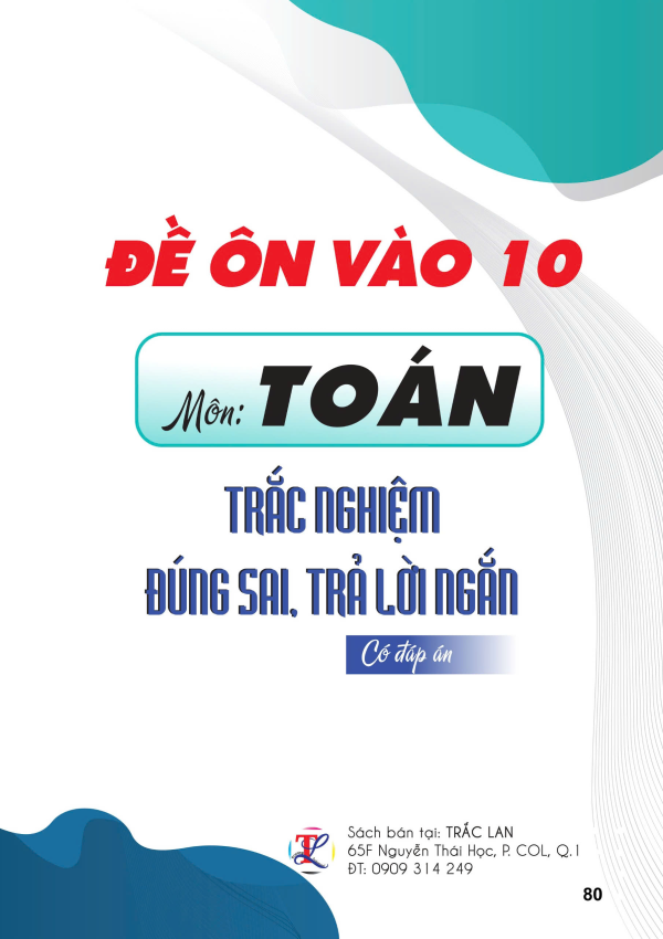 Đề ôn Toán vào lớp 10