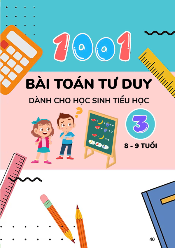 1001 Bài Toán tư duy dành cho học sinh tiểu học (lớp 3)