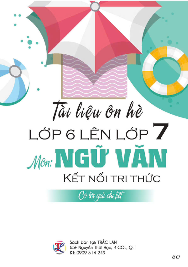 Tài liệu ôn hè lớp 6 lên lớp 7 - Môn Ngữ Văn - Kết nối tri thức