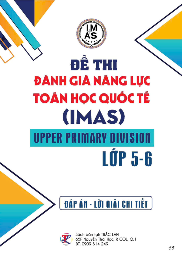 Đề thi đánh giá năng lực toán học quốc tế (IMAS) lớp 5-6