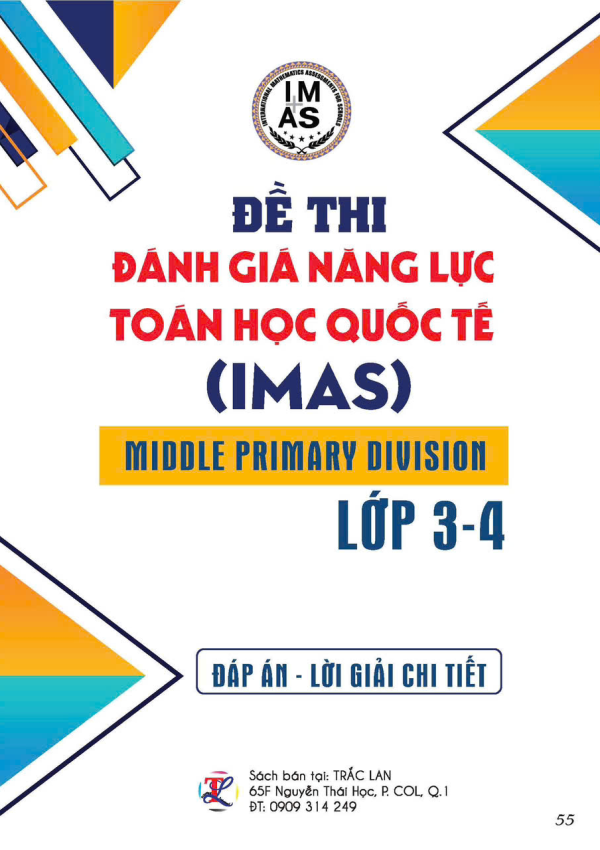 Đề thi đánh giá năng lực Toán học quốc tế (IMAS) lớp 3-4