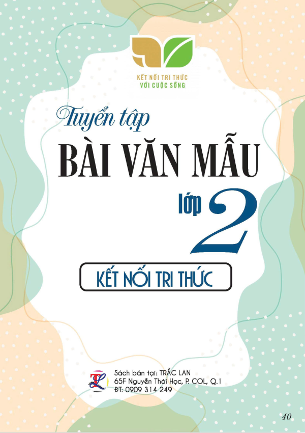 BÀI VĂN MẪU LỚP 2 - KẾT NỐI TRI THỨC