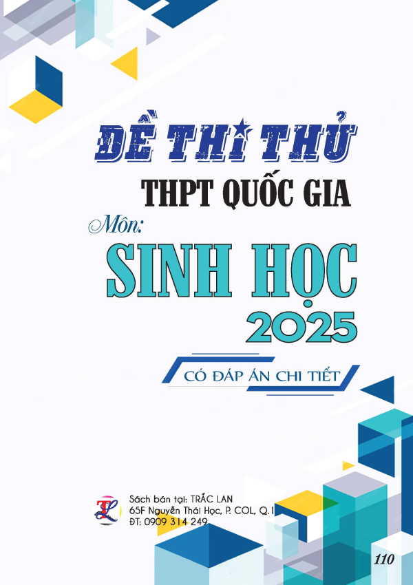 ĐỀ THI THỬ THPT QUỐC GIA M&Ocirc;N SINH HỌC NĂM 2025