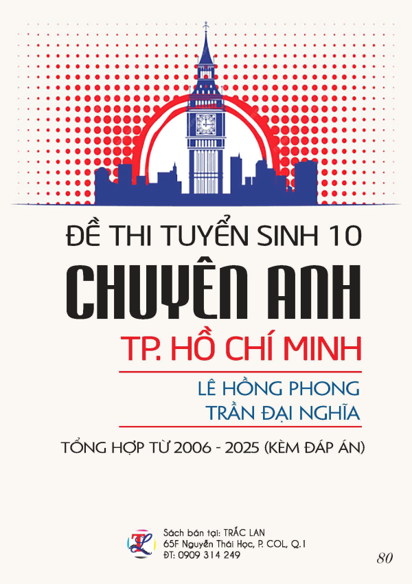 ĐỀ THI TS10 CHUYÊN ANH TPHCM