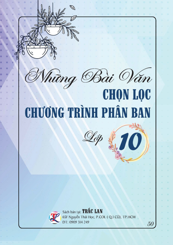NHỮNG BÀI VĂN CHỌC LỌC LỚP 10