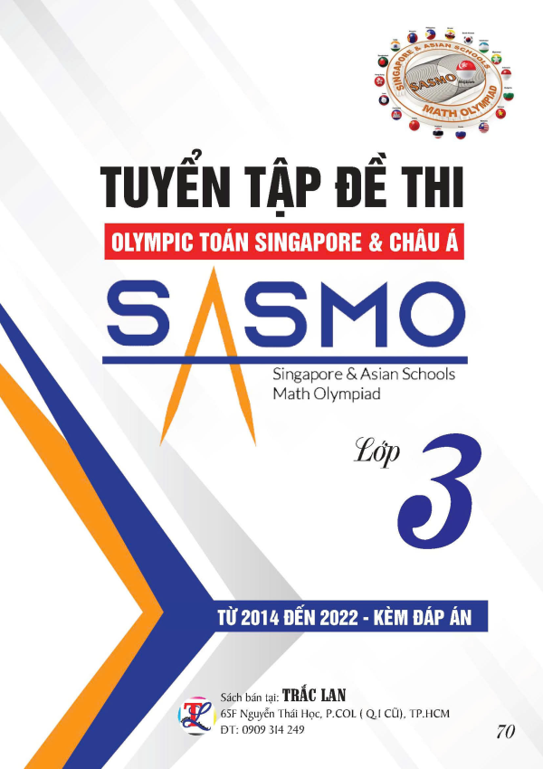 TUYỂN TẬP ĐỀ THI OLYMPIC TOÁN SINGAPORE & CHÂU Á SASMO LỚP 3