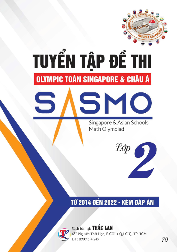 TUYỂN TẬP ĐỀ THI OLYMPIC TOÁN SINGAPORE & CHÂU Á SASMO LỚP 2