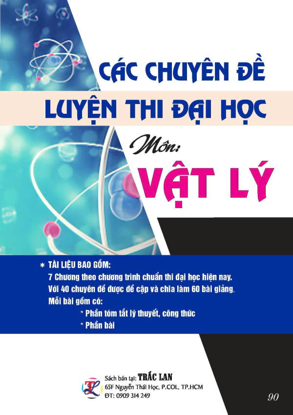 CÁC CHUYÊN ĐỀ LUYỆN THI ĐẠI HỌC MÔN VẬT LÝ