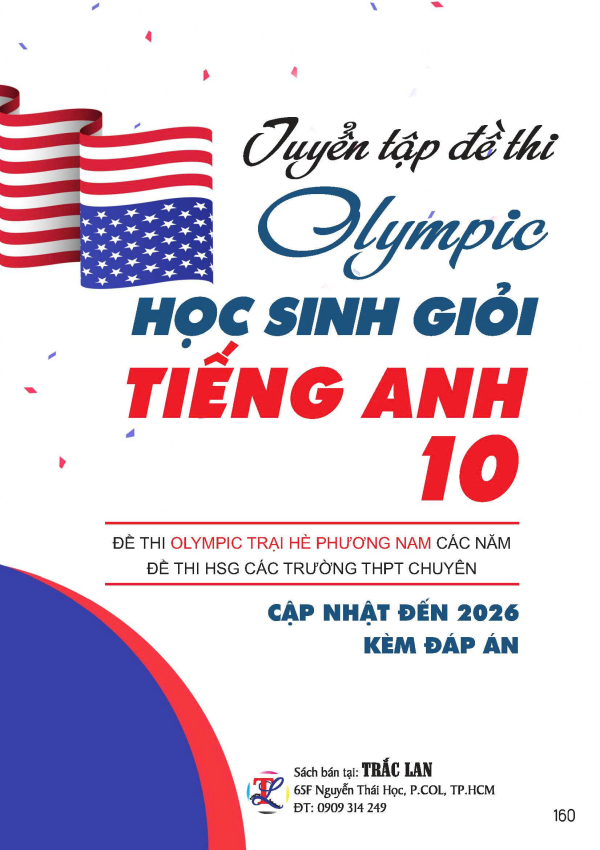 Tuyển tập đề thi Olympic Học sinh giỏi Tiếng Anh 10