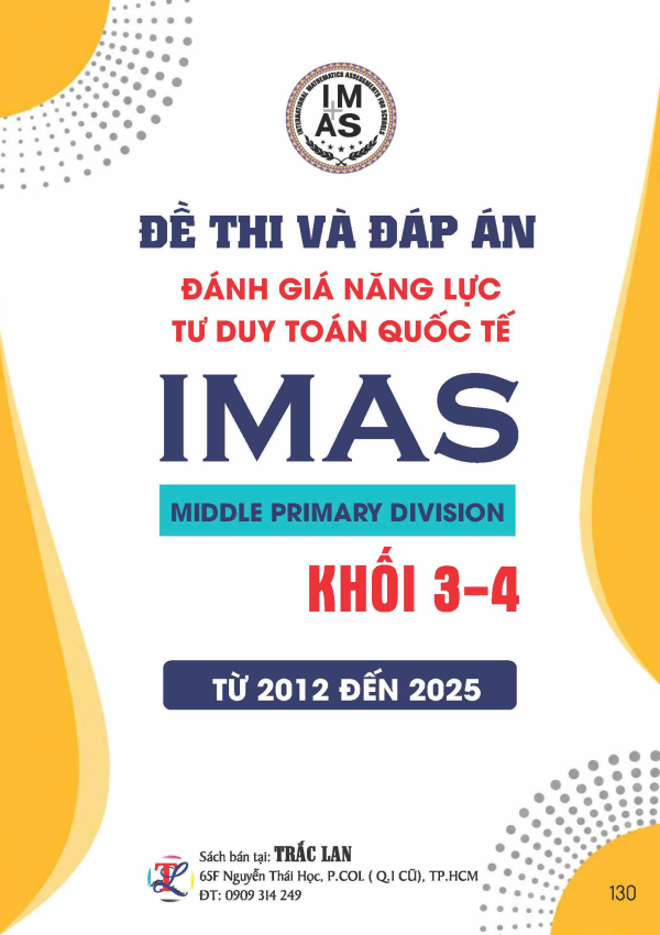 ĐỀ THI V&Agrave; Đ&Aacute;P &Aacute;N TO&Aacute;N QUỐC TẾ IMAS KHỐI 3-4